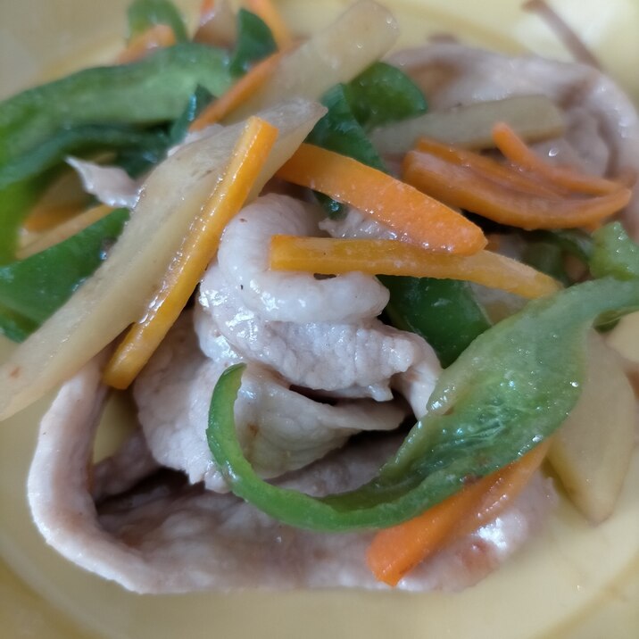 ご飯がススム!豚ももでヘルシー☆青椒肉絲風